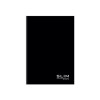 CADERNO BROCHURA 80 FOLHAS SLIM BLACK