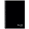 CADERNO 10X1 160 FOLHAS SLIM BLACK