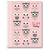 CADERNO 20X1 320 FOLHAS SLIM SORTIDO