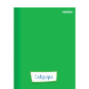 CADERNO DE CALIGRAFIA C/96 FLS, COSTURADO, CAPA DURA, VERDE
