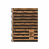 CADERNO 1/4 96 FL ESPIRAL CAPA FLEXÍVEL KRAFT