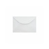 ENVELOPE VISITA VERGÊ, 80 GSM, EMBALAGEM EM PP 100% RECICLÁVEL, C/100 UNIDADES, BRANCO DIAMANTE, FORMATO 80MM X 115MM