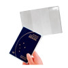 CAPA PARA PASSAPORTE EM PVC CRISTAL 0,15MM,FORMATO 130MM X 190MM