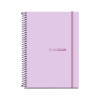 CADERNO COLEGIAL 80FL ESPIRAL CAPA PP LILÁS