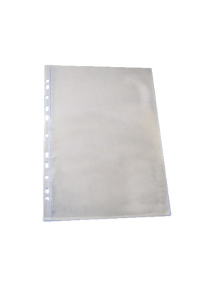 ENVELOPE PVC CRISTAL FLEXÍVEL 215MM X 315MM, FURAÇÃO UNIVERSAL 