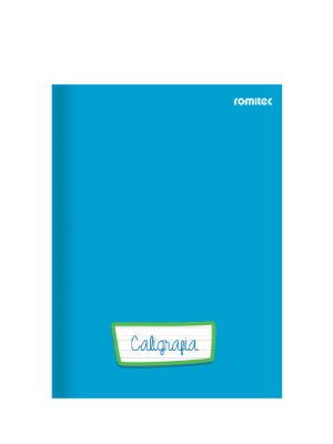 CADERNO DE CALIGRAFIA C/96 FLS, COSTURADO, CAPA DURA, AZUL