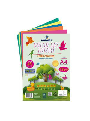 LIVRO DE ATIVIDADES COLOR SET LUMMI, 75 GSM, PCT C/45 FLS, FORMATO A4