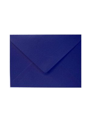 ENVELOPE P/CONVITE COM TEXTURA LINHO, 120GSM, EMBALAGEM EM PP 100% RECICLÁVEL, C/50 UNIDADES, AZUL MARINHO FORMATO 163MM X 225MM