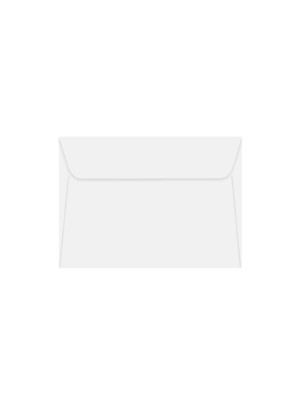 ENVELOPE COMERCIAL LISO, 90 GSM, 114MM X 162MM, BRANCO, CX C/100