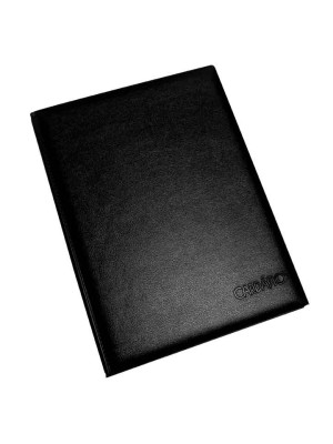 PASTA CARDÁPIO LUXO EM PVC ESPALMADO, COM 6 FOLHAS, FORMATO A4