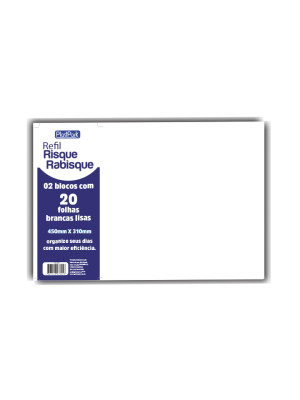 REFIL RISQUE RABISQUE LISO (450MM X 309MM) REFIL 4294