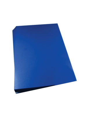 CAPA PARA ENCADERNAÇÃO EM PP FOSCO, 0,25MM ESPESSURA, FORMATO A4, AZUL ROYAL, 100% RECICLÁVEL