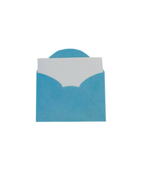 ENVELOPE VISITA C/CARTÃO COLOR MAIS 80GSM, EMBALAGEM EM PP 100% RECICLÁVEL, C/20 UNIDADES E 20 CARTÕES 180GSM, AZUL ROYAL, FORMATO 80MM X 115MM