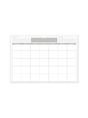 REFIL RISQUE RABISQUE CALENDÁRIO (450MM X 309MM) REFIL 4294