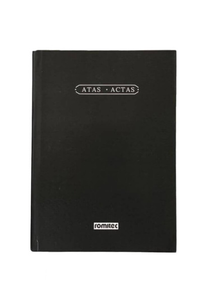 LIVRO ATA SEM MARGEM 100 FOLHAS CAPA DURA 